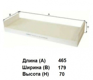 Фильтр салона AG 1041 CF \GOODWILL    (P786335)  (AF26671)  (SAKURA. CA-68020)  (MANN. CU4795) фото 118925