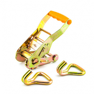 Механизм для ремней крепления груза 230мм на 2,5-5т (шир.ленты-50 мм) оранж фото 119315