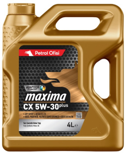 Petrol Ofisi Maxima CX 5W-30 Plus ACEA C2, C3, API SP/CF Масло моторное, 4 л фото 132943