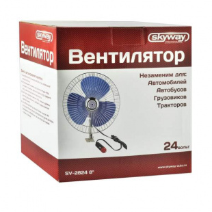 Вентилятор 8 12V SKYWAY винт. крепление металл-пластик S01901005 фото 105503