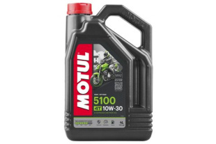 MOTUL 5100 4T 10w30  SM/SG   4 л ((масло полусинтетическое) 104063/113177 фото 114446