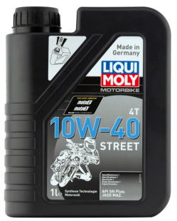 LIQUI MOLY Motorbike 4T Street HC 10W40 SN Plus MA2   1 л (масло синтетическое) 1521/7609 фото 125201