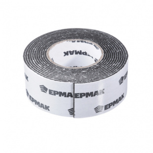 ЕРМАК Лента клеящая монтажная 2-х сторонняя, для АВТО, 30мм x 2м черная 472-019 фото 84469