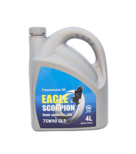 Масло трансмиссионное EAGLE SCORPION Gear Semi-Syn Oil 75W90 API GL-5 LSD  4L фото 123262