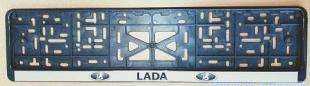 Рамка с защелкой СТД ЛАДА черная (арт 112/2-STD-LA) фото 133402