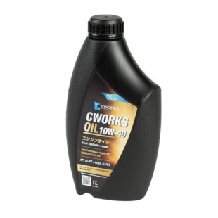 CWORKS OIL  10W40  SL/CF, A3/B3  1 л (масло моторное полусинтетическое) фото 94794