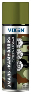 VX07008 Эмаль суперматовая "Камуфляж", хаки, аэрозоль 520 мл фото 133609