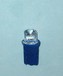 Светодиод 12V 5 б/ц конус BLUE  Т10 W2.1x9.5d (10 шт)    МАЯК фото 91452