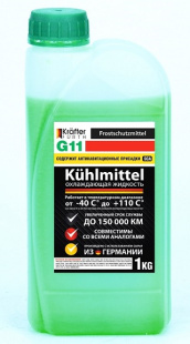 KRAFTER FURTH Антифриз G11 зеленый 1кг фото 126958