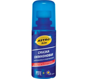 AC4642 Смазка силиконовая для резиновых уплотнителей с PTFE и UV-фильтром, флакон с губкой-апплик фото 125570