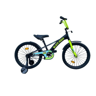 Велосипед Black Aqua Velorun 16" (черно-лимонный) KG1619 фото 130494