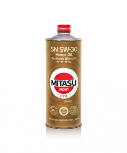 MITASU Synthetic Blended  5W30  SN, GF-5  1 л (масло полусинтетическое) фото 102231