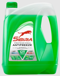 Sibiria Антифриз G11 green -40 5кг фото 131912