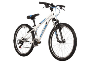 Велосипед NOVATRACK 24" BATTLER сталь 12'', белый, 6 скор.TZ500/TS-38/SG-6S, V-brake 161931 фото 130090