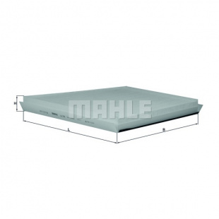 MAHLE Элемент фильтрующий салонного фильтра LA 156 Z0322 (CU 3172) фото 110546