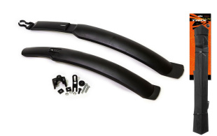 Крылья TRIX 24-26", к-кт перед./задн., крепеж: перед. за бустер вилки, задн. двойное за раму; с брыз фото 128828