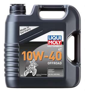 LIQUI MOLY Motorbike 4T Offroad 10w40  SN, MA2   4 л (масло синтетическое) 3056 фото 94340