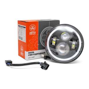 Фара LED, для МТЗ, ВАЗ, ГАЗ, УАЗ, для КамАЗ, 9-30 В, 4 LED (ДХО, поворотник) АЕ фото 135667