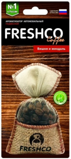 Ароматизатор подвесной мешочек Freshсo Coffee пакет Вишня с миндалем AR1FC204 AZARD фото 114543