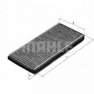 MAHLE Фильтр салонный угольный LAK 448 Z0322 (CU 22 002-2) фото 110557