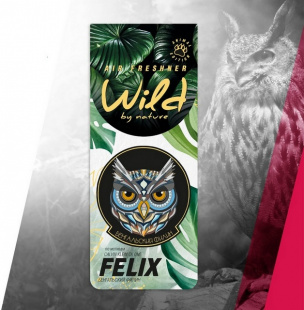 Ароматизатор бумажный FELIX WILD BY NATURE Бенгальский филин фото 118061