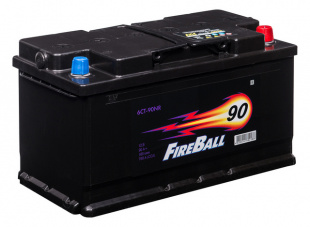 Аккумулятор  FireBall  90 а/ч L  780А 353х175х190 фото 86105