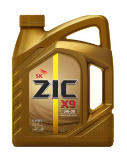 ZIC X9  5w30  SL/CF, A3/B3/B4   4 л (масло синтетическое) фото 86943