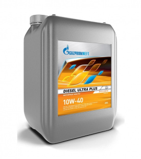 GAZPROMNEFT Diesel Ultra Plus 10w40 CI-4/SL дизельное 20 л  (масло синтетическое) фото 113389