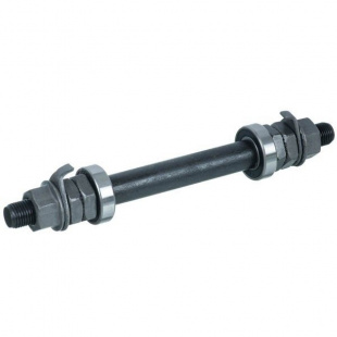 Ось с пром. подшипниками для втулок SF A03F 28H; O.L.D. 100MM; AXLE S45C 3/8"; под гайку 99027 фото 116775