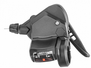 Шифтер/манетка правый Microshift TS-38-7R 7-ми скор. с тросом 2050 мм арт. 590109 фото 86160
