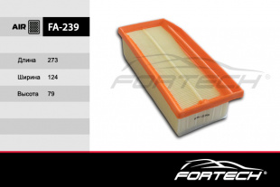 FA-239    FORTECH Ф\ возд\165460509R     RENAULT Duster (15-) ЛАДА ВЕСТА,X-RAY (15-)  (MANN. C27030) фото 83551
