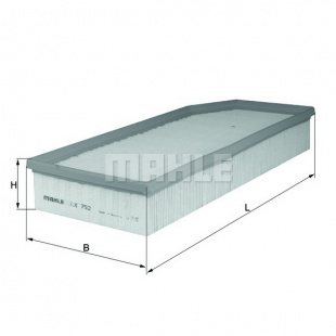 MAHLE Элемент фильтрующий воздушного фильтра LX 752 S0322 (C 38 145) фото 110869