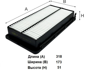 Фильтр воздушный AG 036 \28113T6210\GOODWILL    GENESIS  GV80 (JK1) 2.5 фото 126032