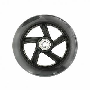 Колесо - 145 мм, для самокатов, с подшипниками ABEC 7, черное 0442 фото 123112
