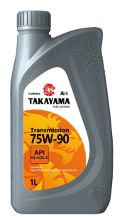 Takayama Transmission 75W90 GL-4/GL-5 1л синт АКЦИЯ -18% фото 133659