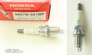 Свеча зажигания 9807B561BP \9807B561CP\HONDA    (NGK. ZFR6K11S) (DENSO. SKJ20DRM11S , VK20G) фото 136134