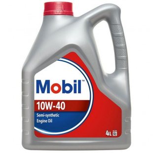 MOBIL 10w40 4 л (масло полусинтетическое) фото 121000