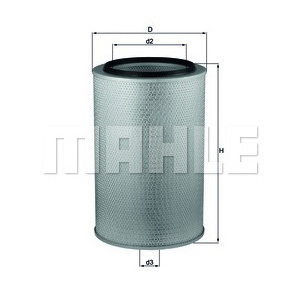 MAHLE Элемент фильтрующий воздушного фильтра LX 626 D0322  фото 108240