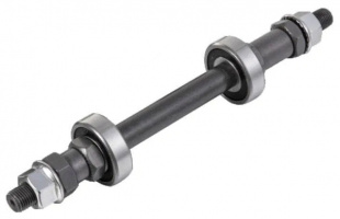 Ось задней втулки под кассет SF-AX04(R),под гайку,3/8 x175mm, на промп.(внут диам.10мм, внеш. лев.26 фото 122884