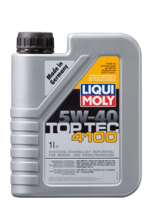 LIQUI MOLY Top Tec 4100  5w40  SN, C3   1 л (масло синтетическое) 7500/9510 фото 103245