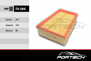 FA-066    FORTECH Ф\ возд\165465434R     RENAULT Fluence (10~), Megane III (08~),CC (10~)  ( C25115) фото 93672
