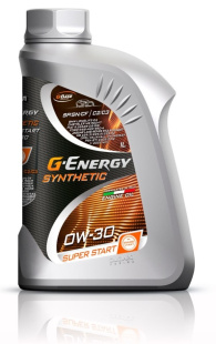 G-Energy Synthetic Super Start 0w30 SP/CF, C2/C3 1 л (масло синтетическое) фото 127428