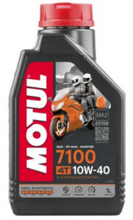 MOTUL 7100 4T 10w40  SN/SG, MA2   1 л (масло синтетическое) 104091/104202 фото 114529