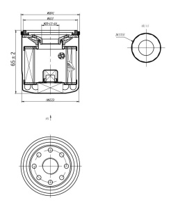 Фильтр масляный F1105002 \263002Y500\UBS   RENAULT DUSTER; KAPTUR,NISSAN  (VIC. C-224) (MANN. W67/1) фото 129401