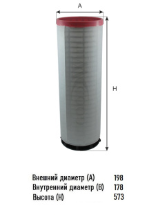 Фильтр воздушный AG 1121/1 (ВСТАВКА)\GOODWILL    (AF26402) (P782109) (SAKURA. A-8103)  (MANN. CF810) фото 134897
