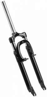 Вилка передняя 24" модель XDS-3868V 1-1/8"x177мм резьб/аморт/V-brake/стальная/черная, арт. 110208 фото 121470