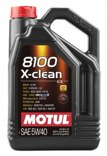 MOTUL 8100 X-Clean GEN2 5w40  SN, C3   5 л (масло синтетическое) 109762/113222 фото 111093
