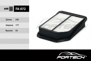 FA-072    FORTECH Ф\ возд\1378065J00     SUZUKI Grand Vitara (05~) 1.6- 2.0 (VIC. A-974) ( C2330) фото 93673