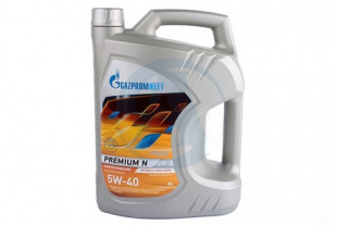 GAZPROMNEFT Premium N 5w40 SN/CF  5 л (масло синтетическое) фото 82962