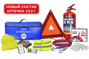 Набор автомобилиста "ФЭСТ" Универсал + (огн.2л,апт.,знак,трос,перч.,салф,покрыв.,жилет,дождевик)3878 фото 118363